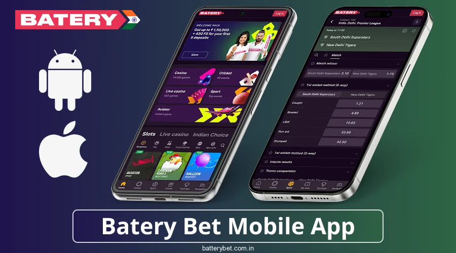 App for Indian players Batery Bet players