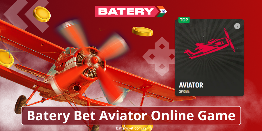 Play Aviator game in Batery Bet India