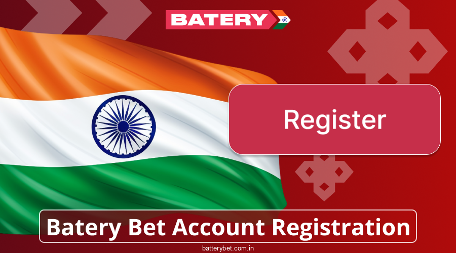 Create an account in Batery Bet India